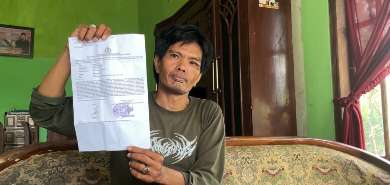 Oknum Satpol PP Lumajang Diduga Pukul PKL Alun-alun hingga Wajah Lebam