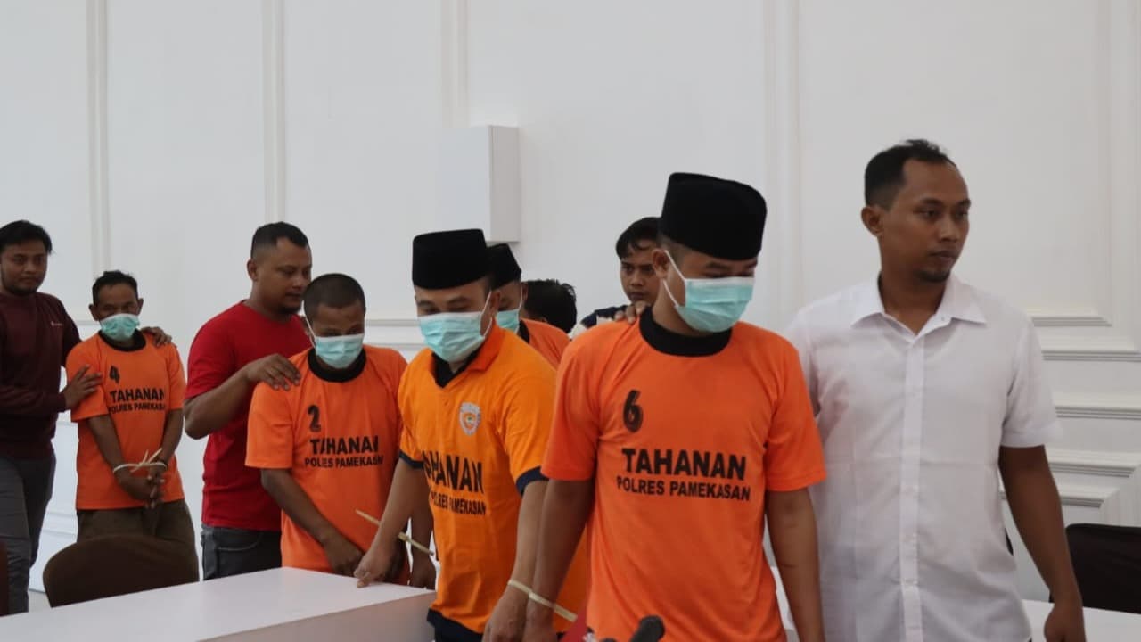 4 Pencuri Motor yang Meresahkan di Pamekasan Ditangkap Polisi