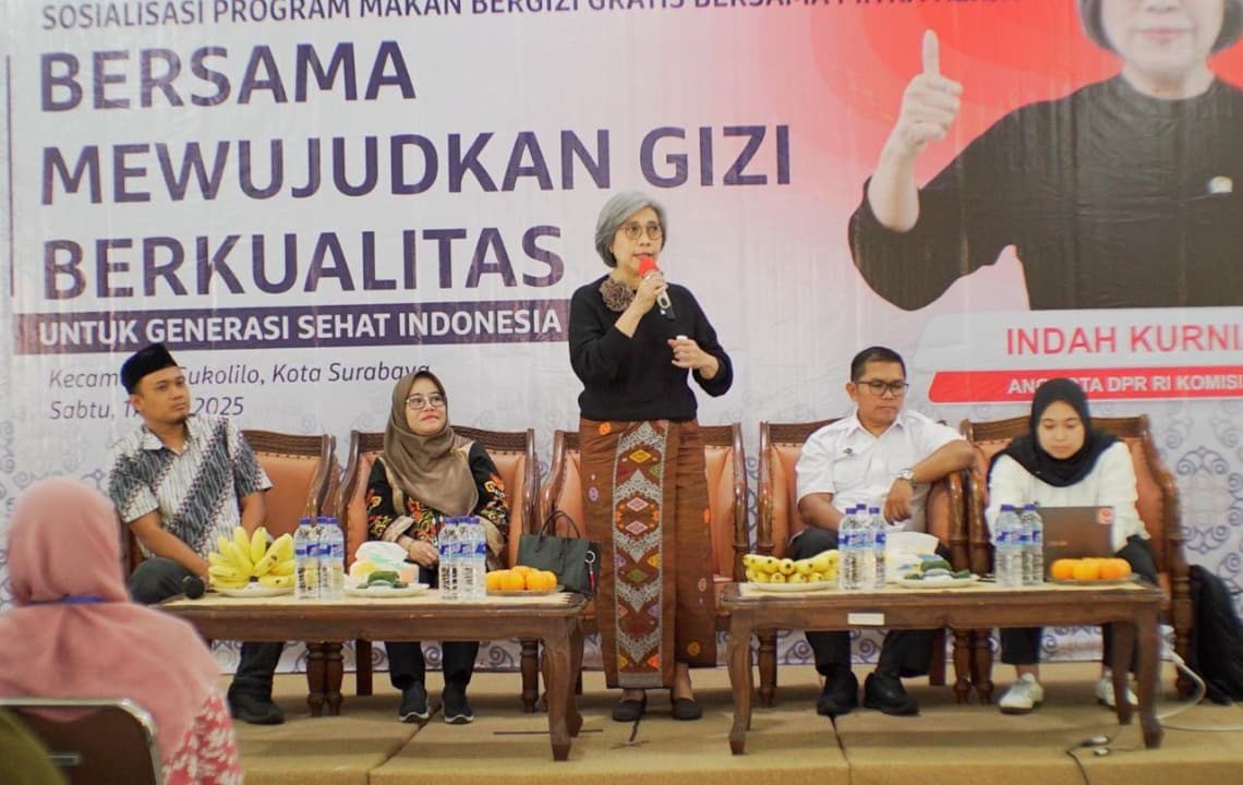 Komisi IX DPR RI dan BGN Sosialisasi Program MBG di Sukolilo Surabaya