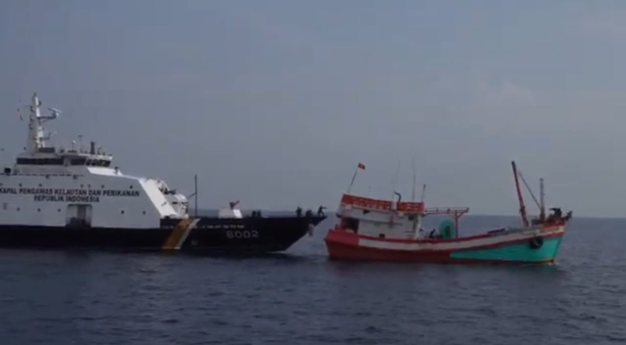 Dua Kapal Asing Vietnam Ditangkap di Laut Natuna, Potensi Kerugian Negara Capai Rp 61,4 Miliar