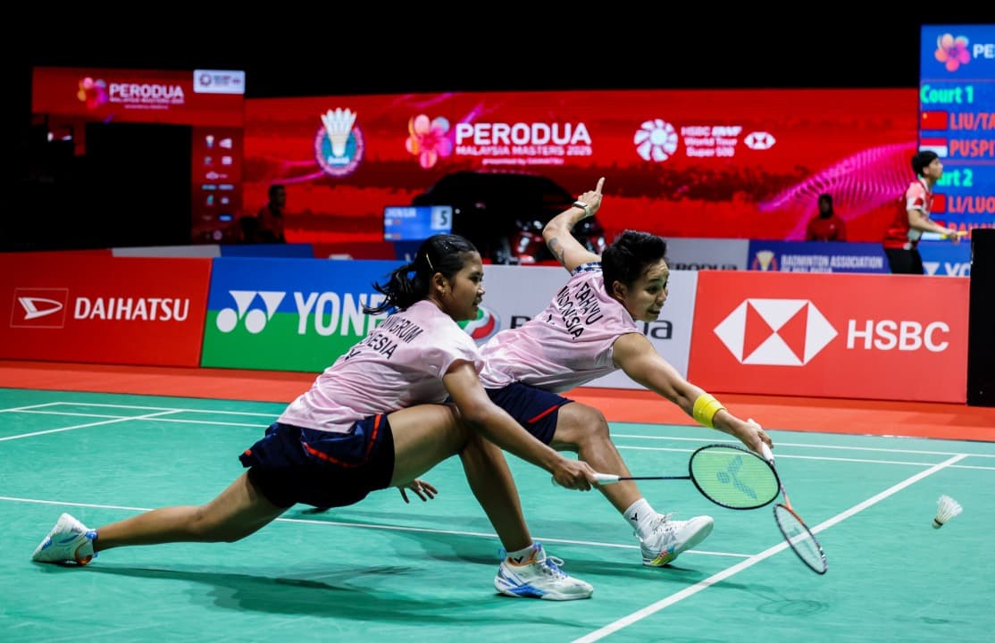 Rekap Hasil Malaysia Masters 2025: Tumbangkan Unggulan Taiwan, Apri/Febi Lolos ke Semifinal
