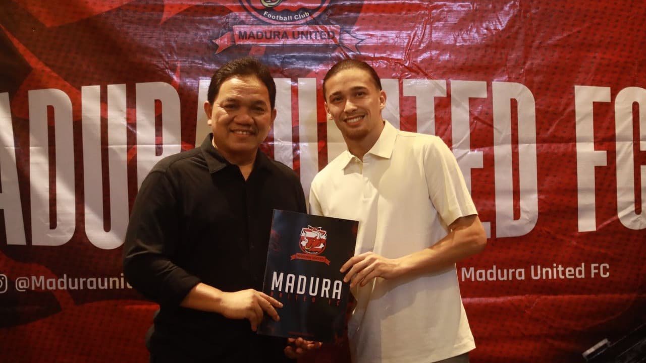 Madura United Patenkan Jordy Wehrmann, Dikontrak hingga 2 Musim