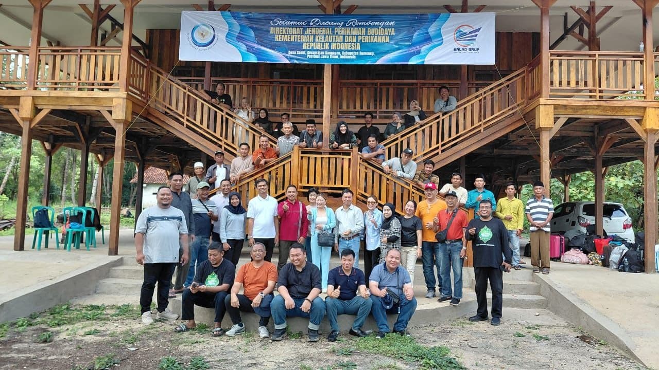 Kementerian Kelautan dan Perikanan Survei Budidaya Lobster Milik Balad Group di Kangean Madura