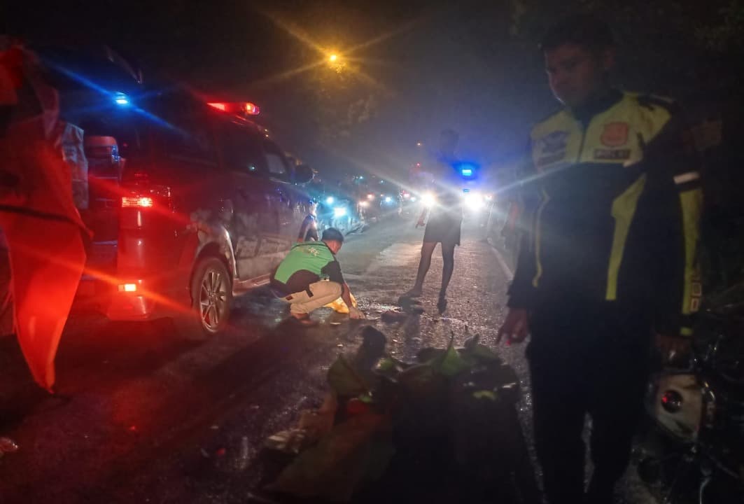 Diseruduk Bus, Pemotor CB di Mojokerto Tewas
