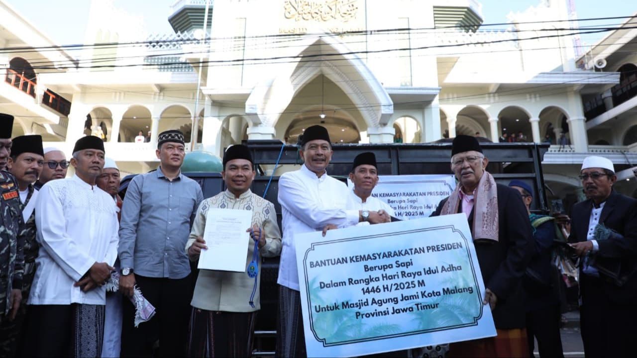 Presiden Prabowo Berikan Sapi Kurban Mewah untuk Warga Malang, Langsung dari Peternak Lokal
