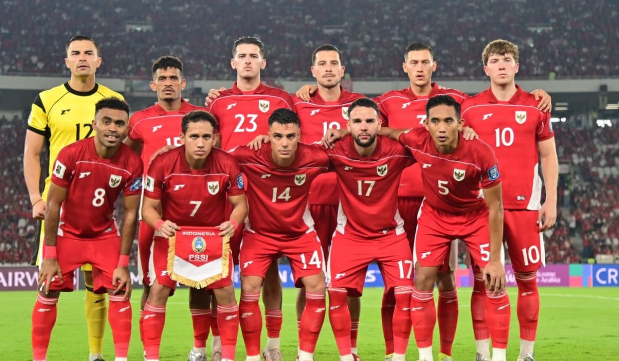 Ranking FIFA Timnas Indonesia Melesat Usai Kalahkan China di Kualifikasi Piala Dunia 2026