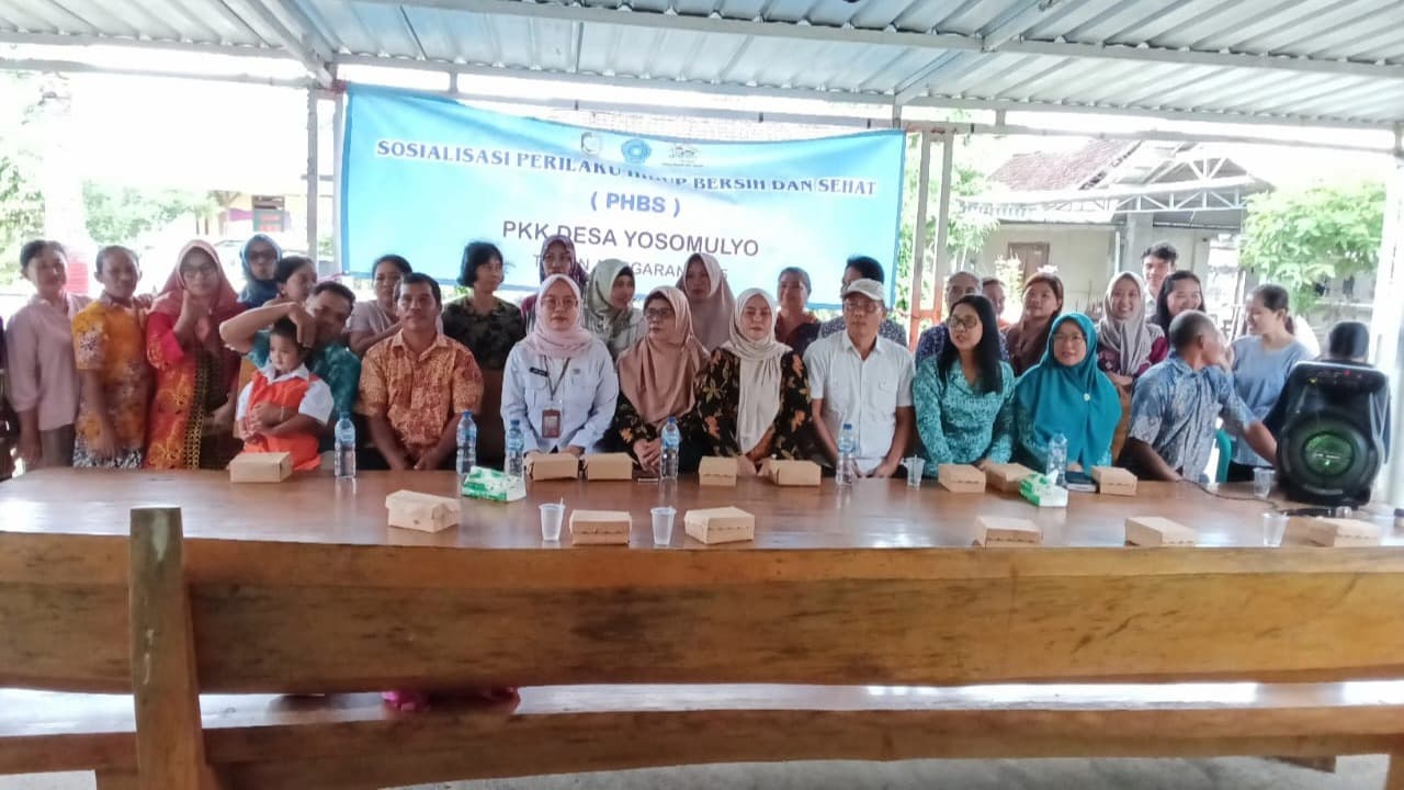 Pemdes Yosomulyo Gelar Sosialisasi Perilaku Hidup Bersih dan Sehat