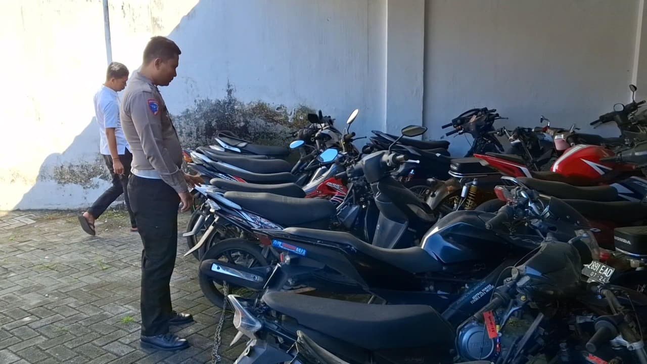 Puluhan Kendaraan Barang Bukti Tilang di Kejari Tulungagung Akan Dilelang Jika Tak Segera Diambil