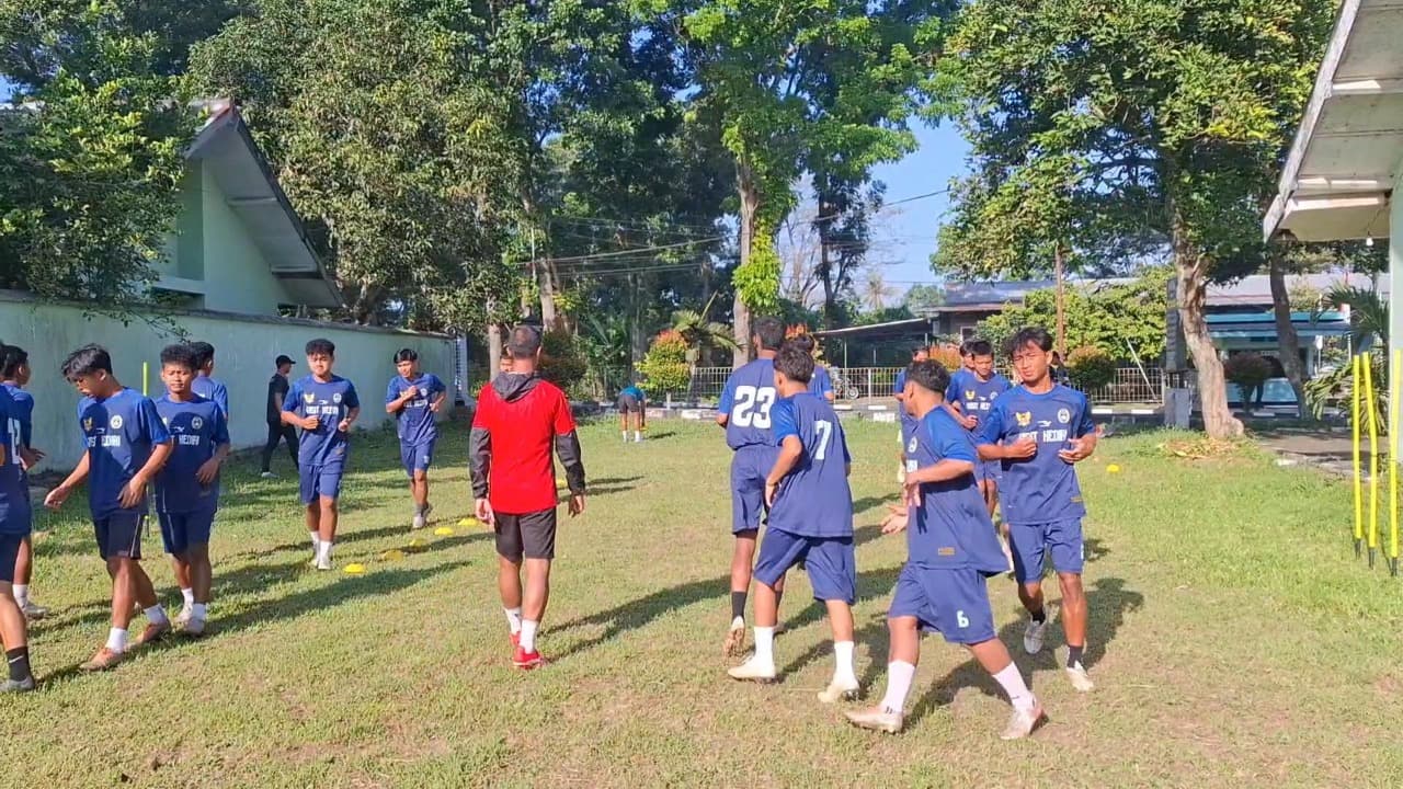 Tim Sepak Bola Kota Kediri Targetkan Kemenangan Pertama Lawan Tulungagung di Porprov Malang Raya 2025