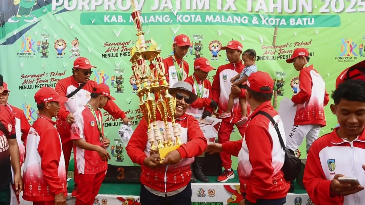 Kabupaten Kediri Juara Umum Cabor Berkuda Porprov Jatim 2025