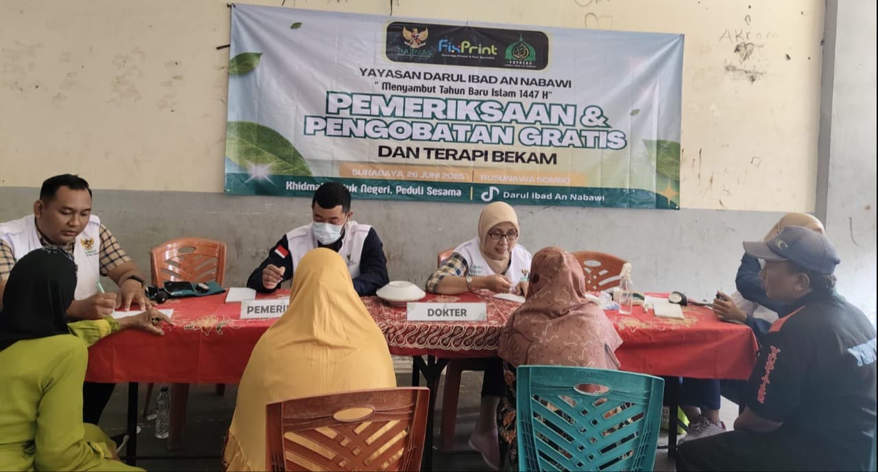 Sambut Tahun Baru Islam 1447 H, Yayasan Darul Ibad An Nabawi Gelar Pengobatan Gratis