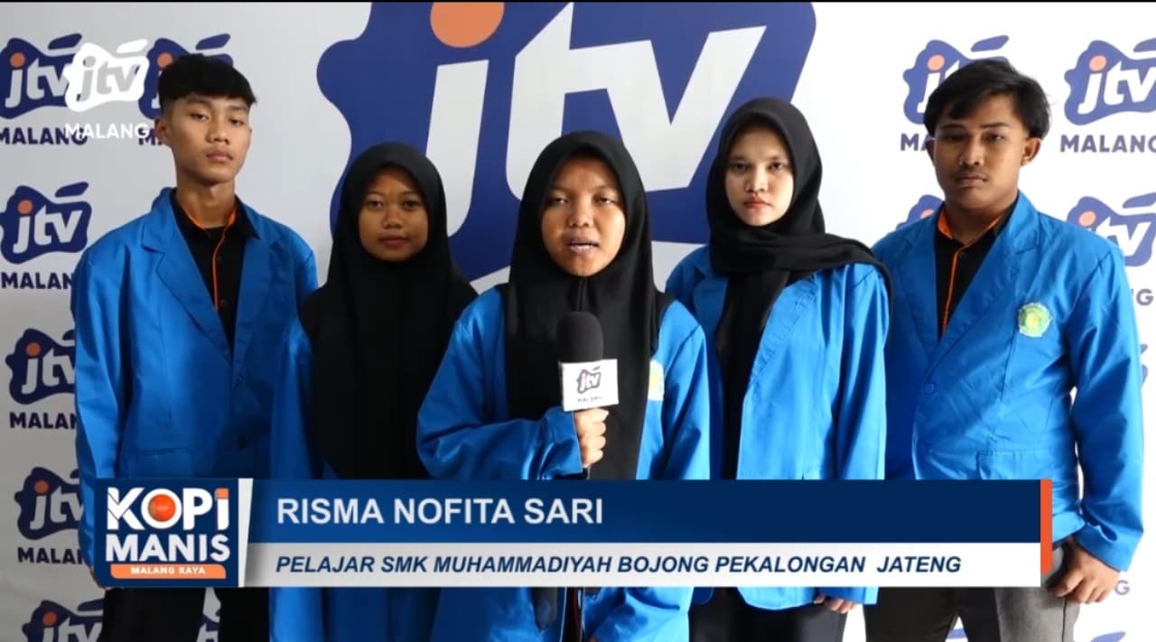 SMK Muhammadiyah Bojong Pekalongan Kunjungi Kantor Biro  JTV Malang