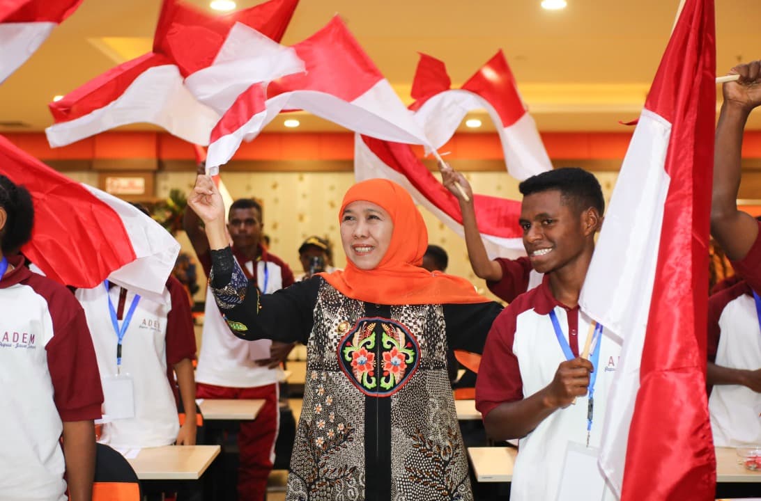Gubernur Khofifah Apresiasi Prestasi 105 Siswa Papua di Jatim Tembus PTN