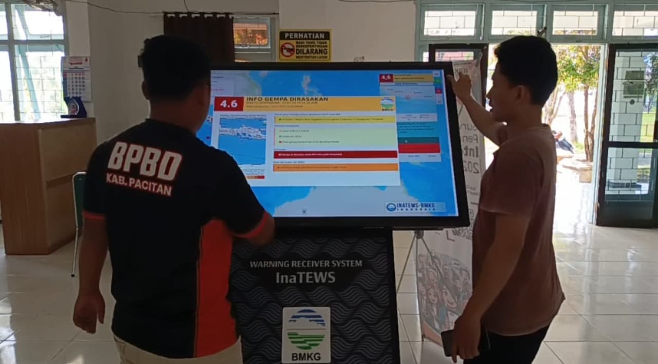 Gempa Magnitudo 4,6 Guncang Pacitan, Tak Berpotensi Tsunami !