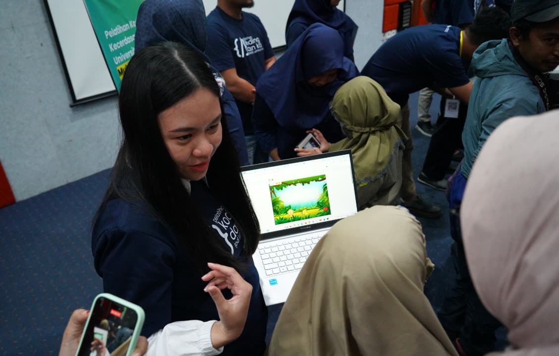Lima Hari Belajar Coding dan AI, Guru SD Ciptakan Game Edukatif Sendiri