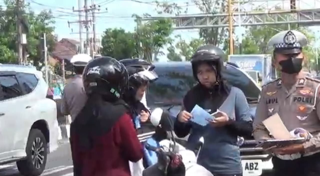 97 Kendaraan Terjaring Razia Operasi Semeru 2025