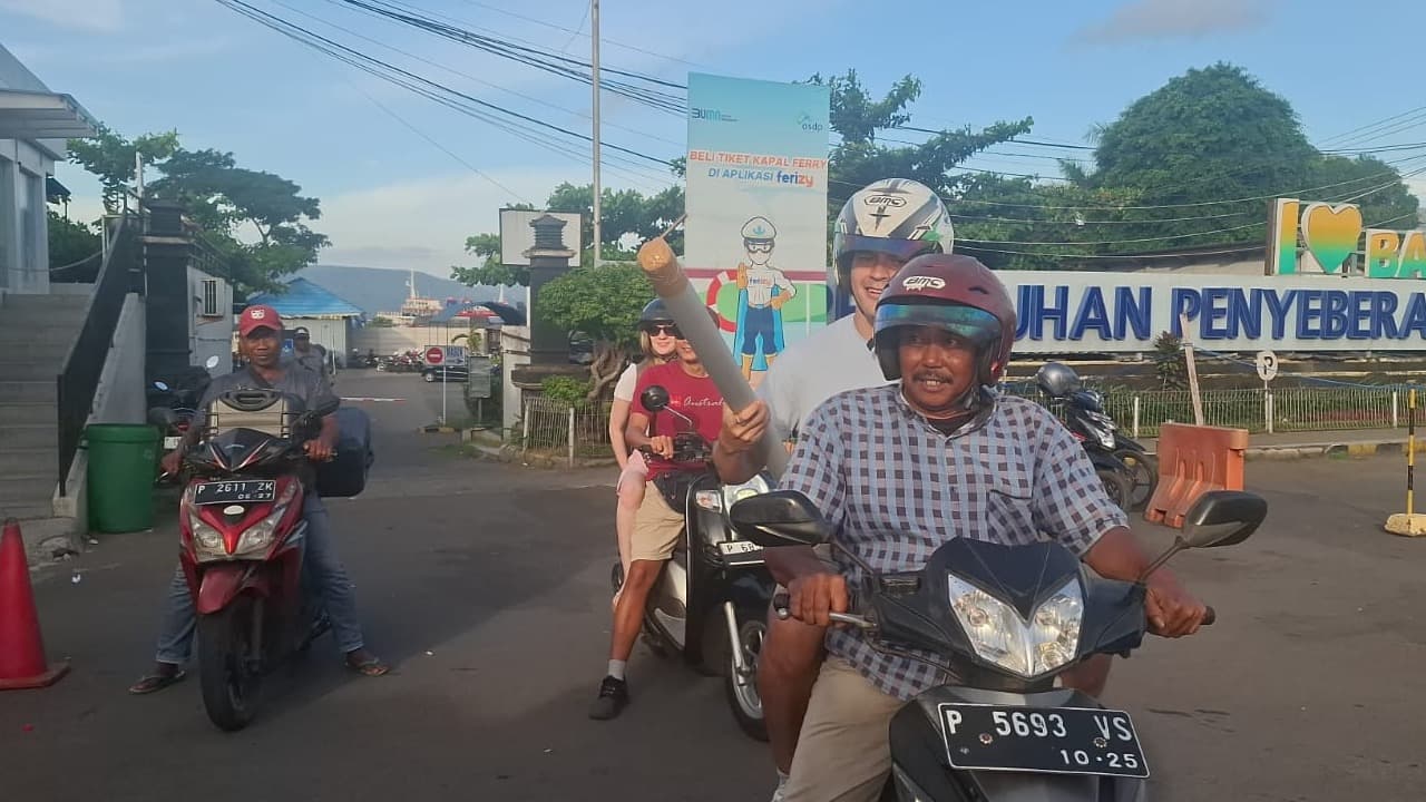 Ketapang Macet Parah, Ojek Konvensional Banyak Orderan