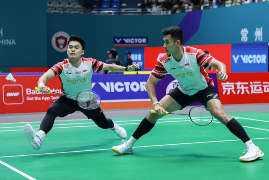 Hasil China Open 2025: Leo/Bagas Melangkah ke 16 Besar, Anthony Ginting Disingkirkan Wakil Kanada