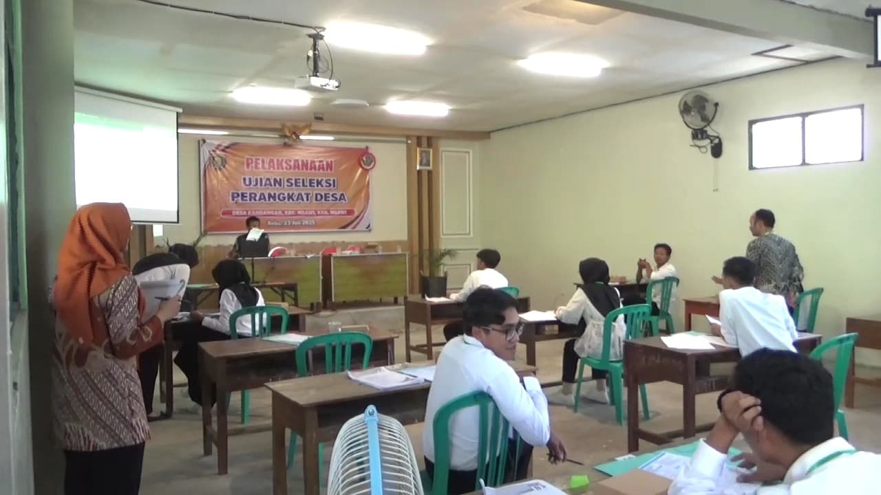 Pelaksanaan Ujian Masih Dengan Sistem Manual, Baru Satu Desa Terapkan Sistem CAT