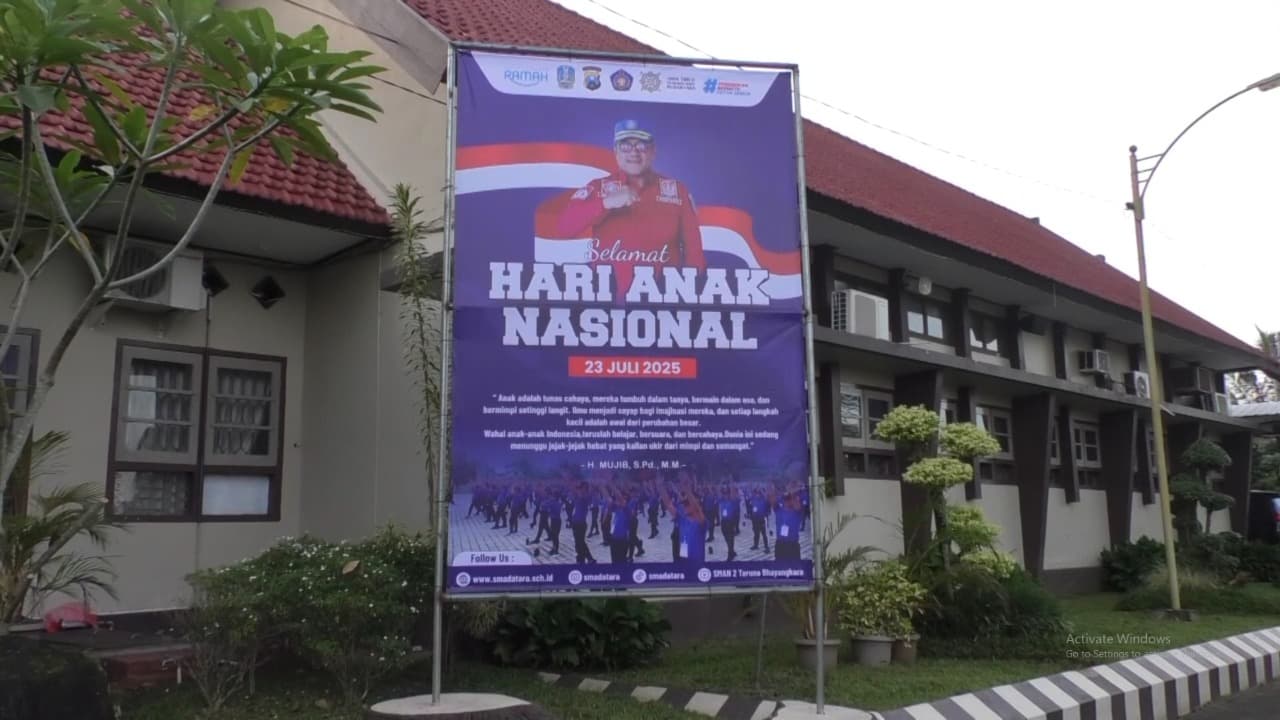 Peringati Hari Anak Nasional 2025 Smadatara Gelar Senam Hebat