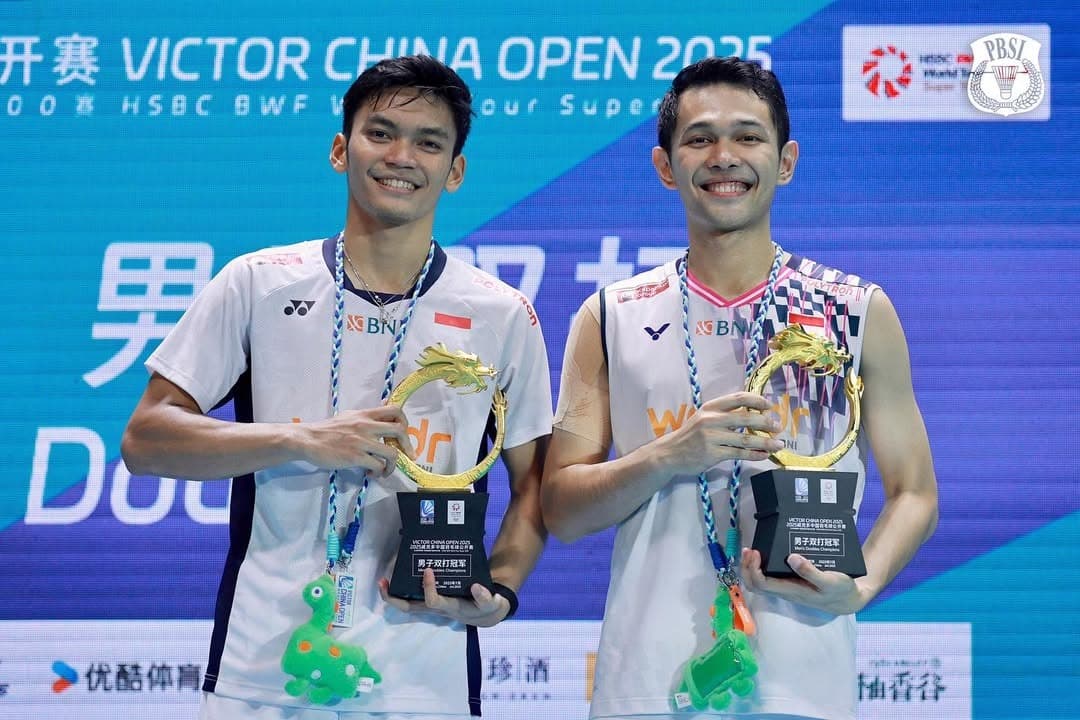 Daftar Juara China Open 2025: Fajar/Fikri Harumkan Nama Indonesia, China Raih Juara Umum