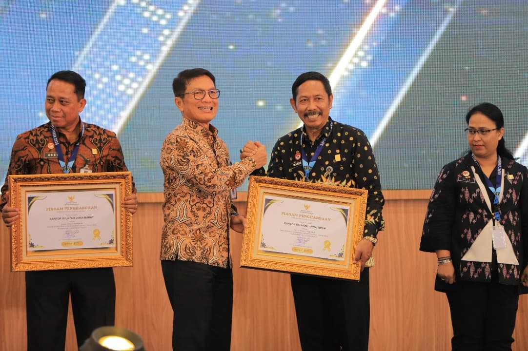 Kemenkum Jatim Raih Runner Up Kinerja Terbaik Bidang Administratif