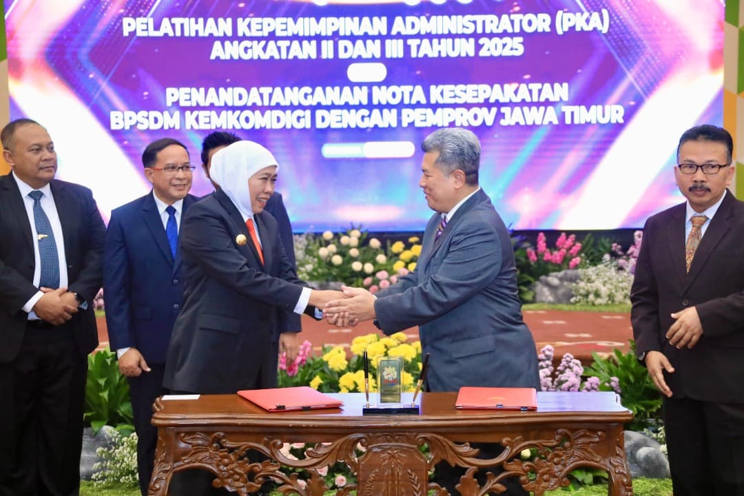 HUT Ke-68 LAN RI, Gubernur Khofifah Komitmen Wujudkan ASN Berintegritas dan Profesional