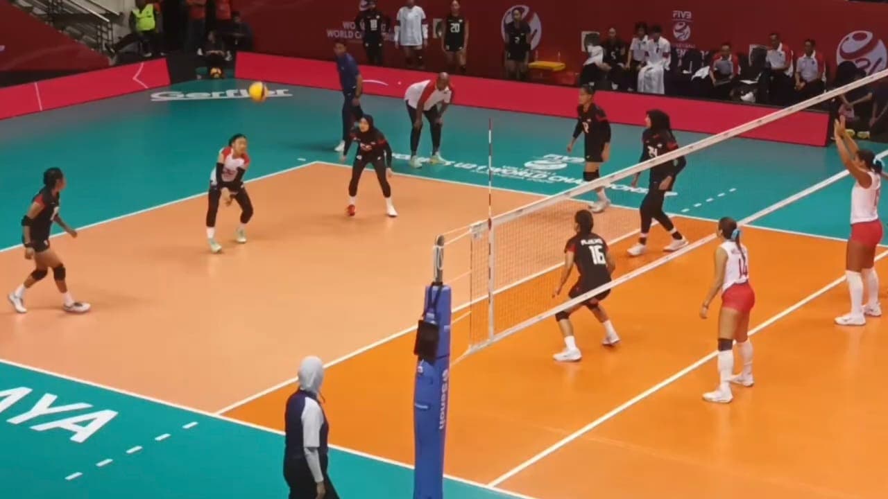 Indonesia Kalah Dramatis dari Puerto Riko di Kejuaraan Dunia Voli Putri U-21
