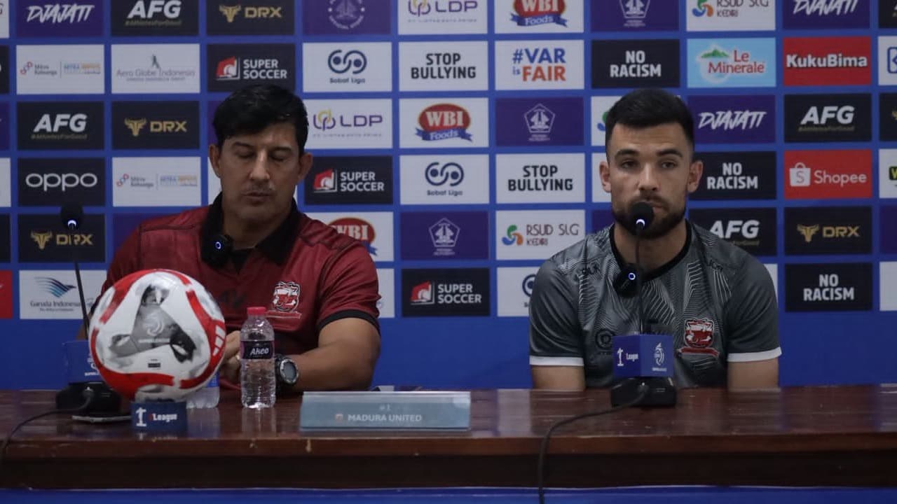 Madura United Yakin Bisa Curi 3 Poin di Markas Persik Kediri