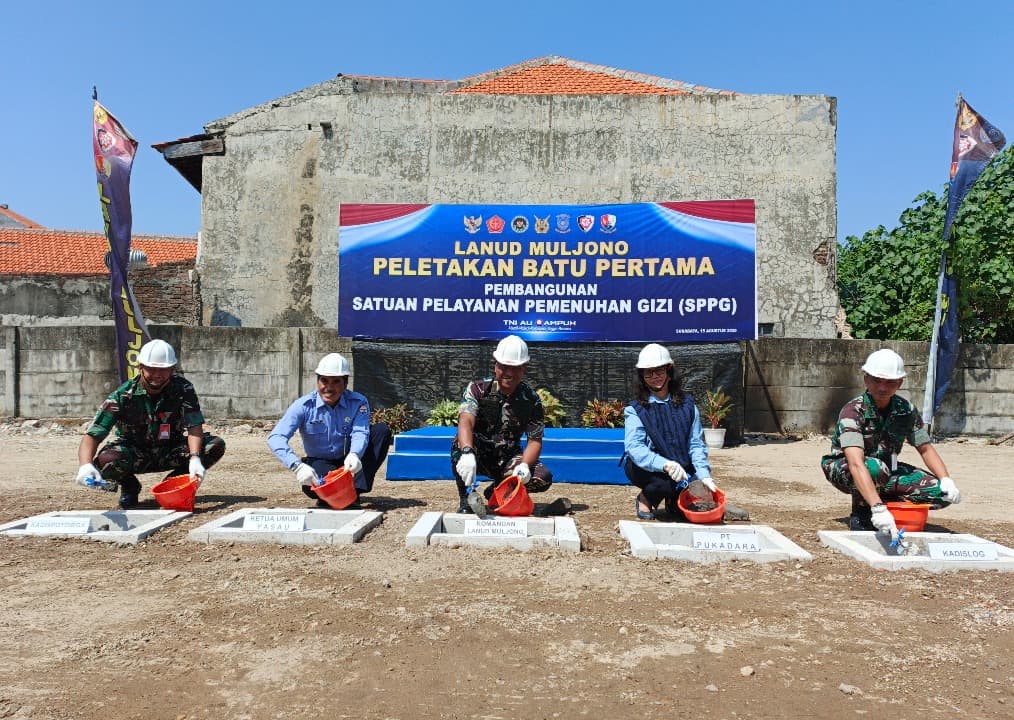 Lanud Muljono Surabaya Dirikan Dua Dapur SPPG Program MBG