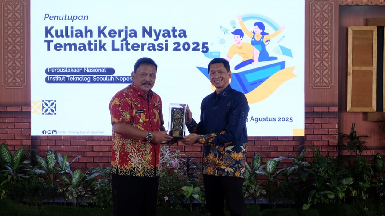 ITS Sukses Gelar KKN Tematik Literasi 2025 di Nganjuk, Kelola 15.996 Buku dan Aktifkan 14 Perpustakaan Desa