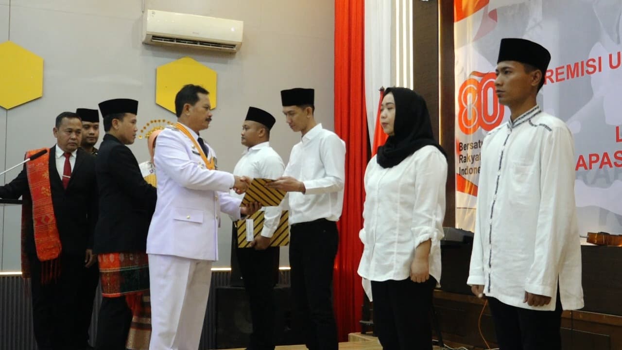 HUT ke-80 RI, Ratusan Warga Binaan Lapas I Madiun Terima Remisi, 20 Langsung Bebas