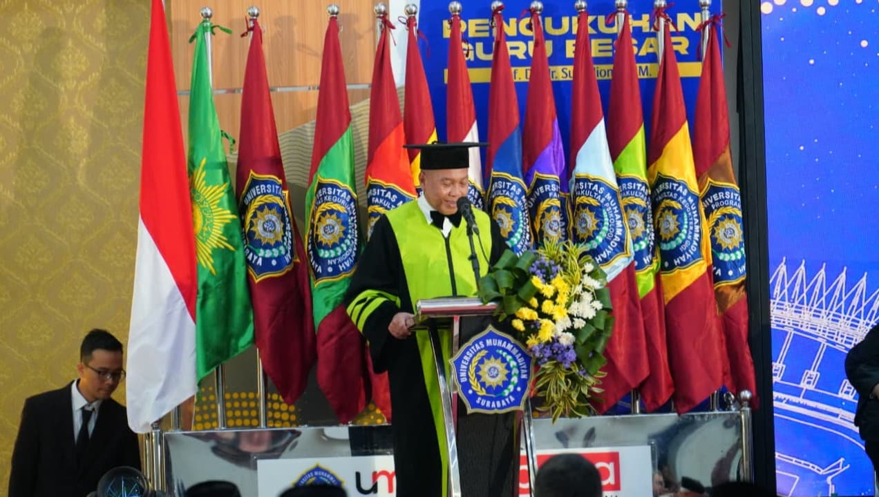 Ungkap Sodium Bicarbonate Tingkatkan Performa Atlet, Prof Sukadiono Jadi Guru Besar UM Surabaya