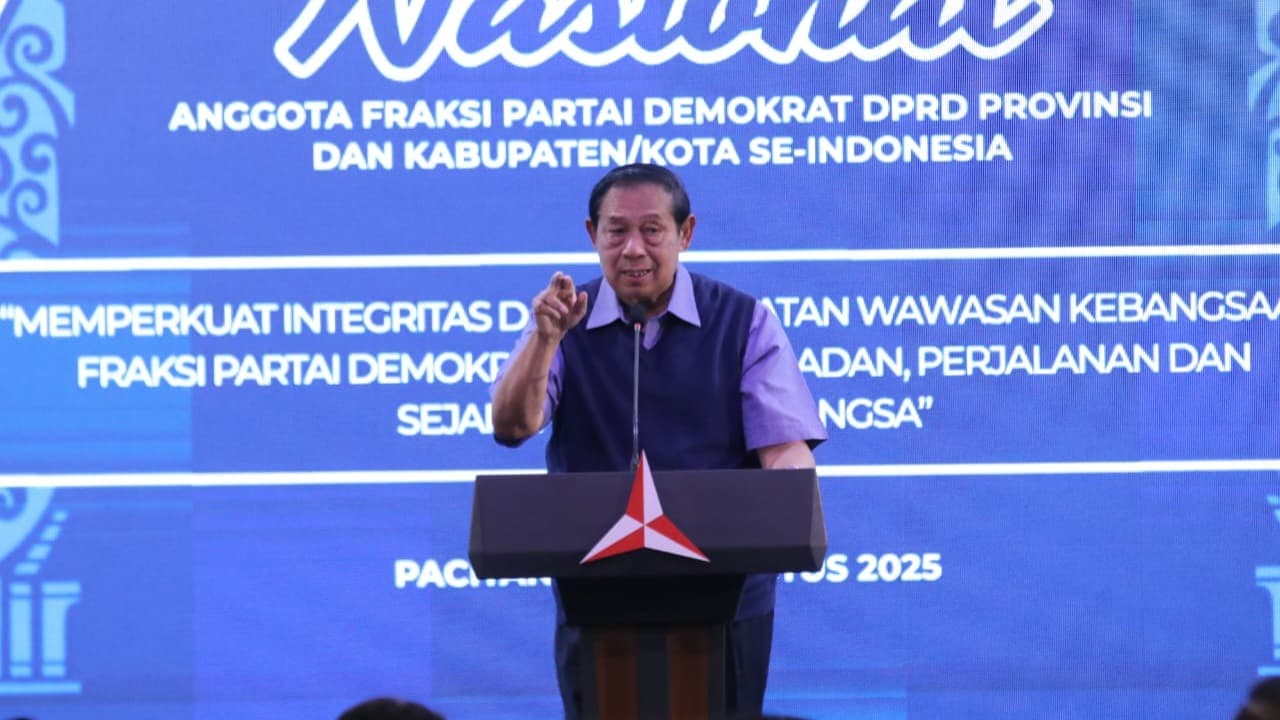 SBY Pesan Kader Demokrat Peka Terhadap Kesulitan Rakyat di Tengah Situasi Bangsa yang Bergejolak