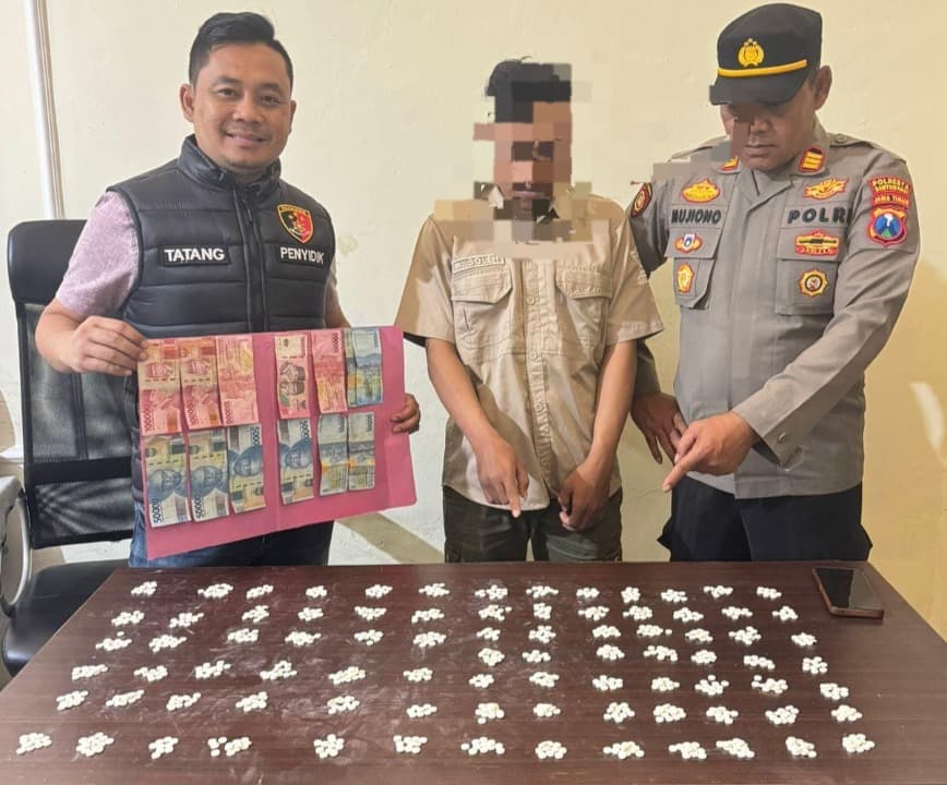 Edarkan Pil Trex, Pemuda di Banyuwangi Dibekuk Polisi