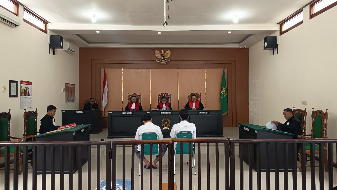Pengadilan Negeri Pacitan Vonis Dua Pengancam Bom Terhadap Anggota Polisi