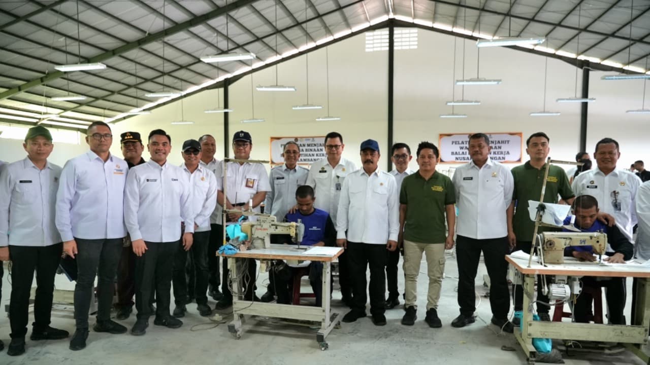 Jalin Sinergi Dengan Kementerian Imigrasi & Pemasyarakatan, BRI Berdayakan Warga Binaan melalui Pembangunan BLK di Nusakambangan