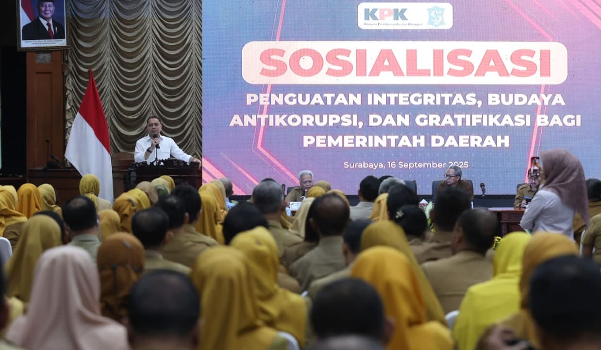 Pemkot Surabaya Gandeng KPK Gencarkan Sosialisasi Antikorupsi untuk ASN