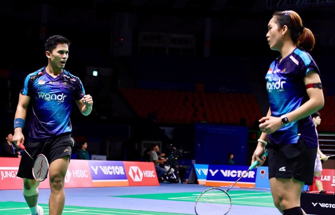 Hasil Korea Open 2025: Amri/Nita Singkirkan Unggulan Jepang, Jafar/Felisha Dikalahkan Wakil Denmark