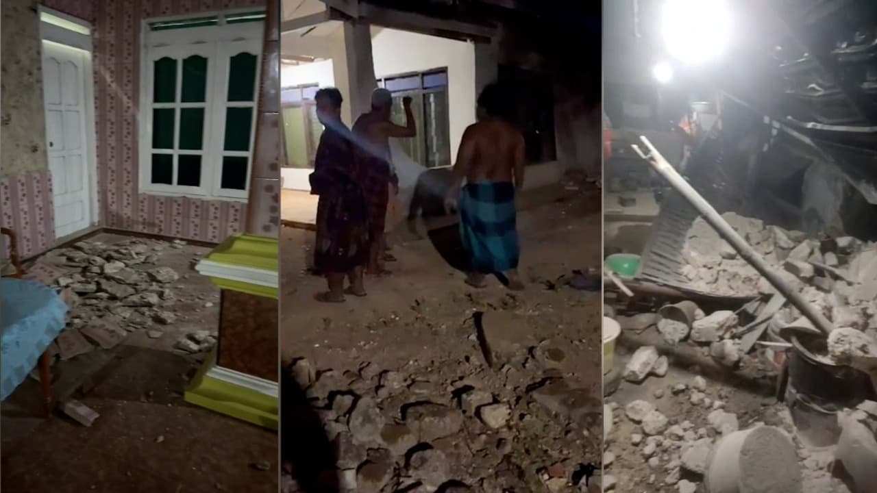 Puluhan Rumah Rusak, Tiga Warga Luka Akibat Gempa Magnitudo 6,5 di Sumenep