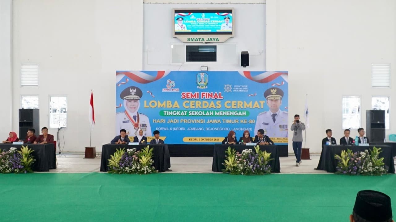 Cerdas Cermat SMA/SMK Semarakkan HUT ke-80 Provinsi Jatim