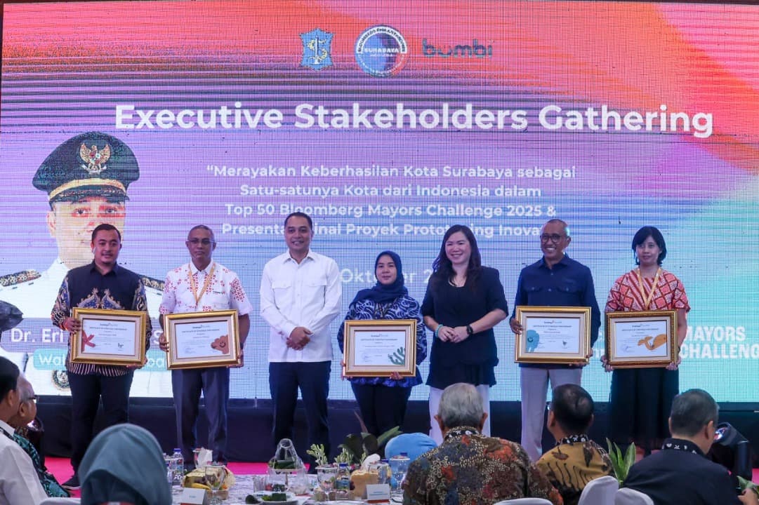 Pemkot Surabaya Masuk Top 50 Bloomberg Mayors Challenge 2025 Lewat Inovasi Atasi Limbah Popok
