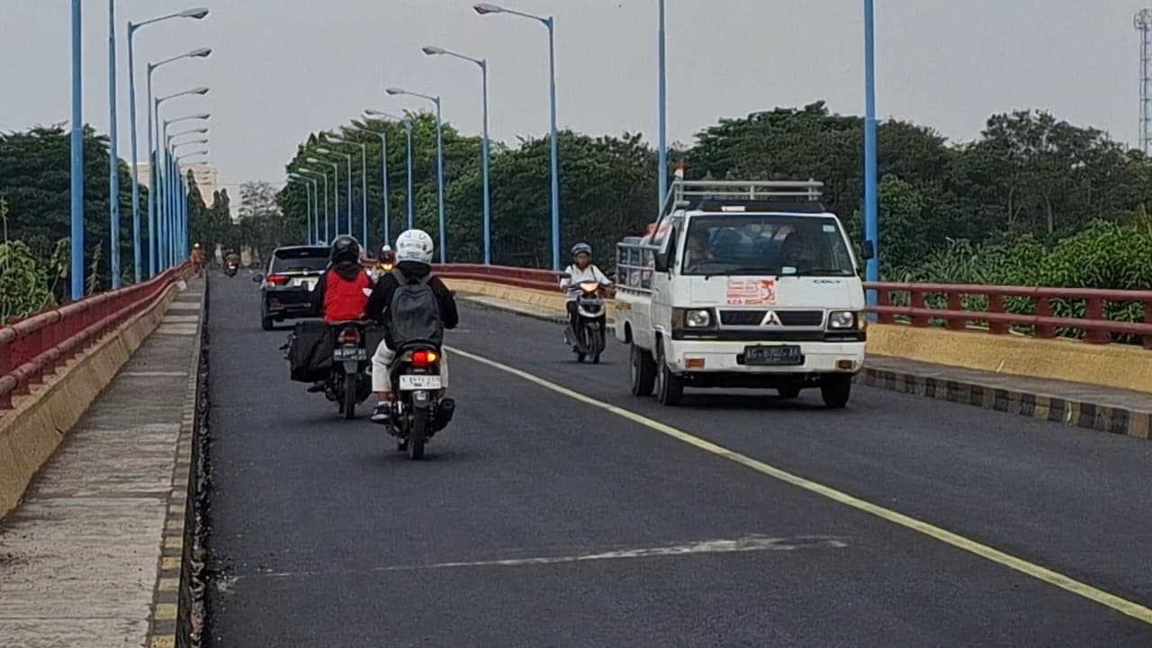 Jembatan Semampir Kota Kediri Kembali Beroperasi, Rehabilitasi Rampung Lebih Cepat dari Jadwal