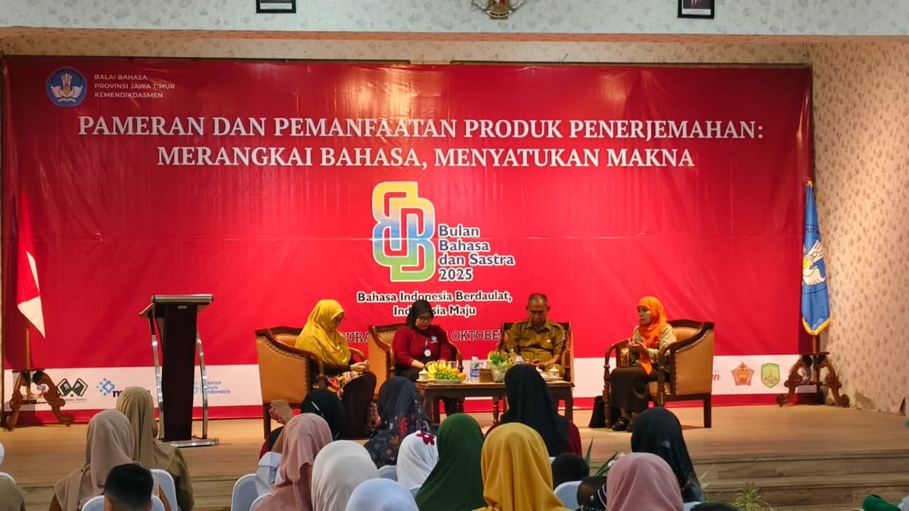 Peringati Bulan Bahasa dan Sastra 2025, BBP Jatim Gelar Pameran dan Pemanfaatan Produk Penerjemahan