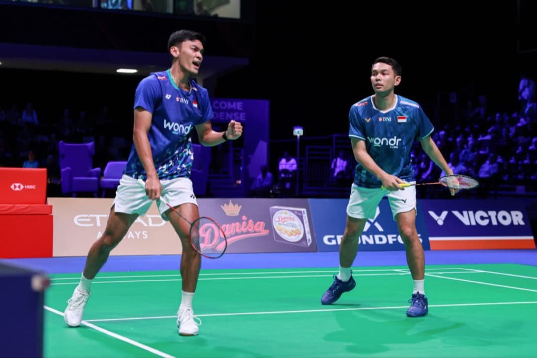 Hasil Hylo Open 2025: Fajar/Fikri Susah Payah ke Perempat Final, Rian/Rahmat dan Leo/Bagas Terhenti di Babak 16 Besar