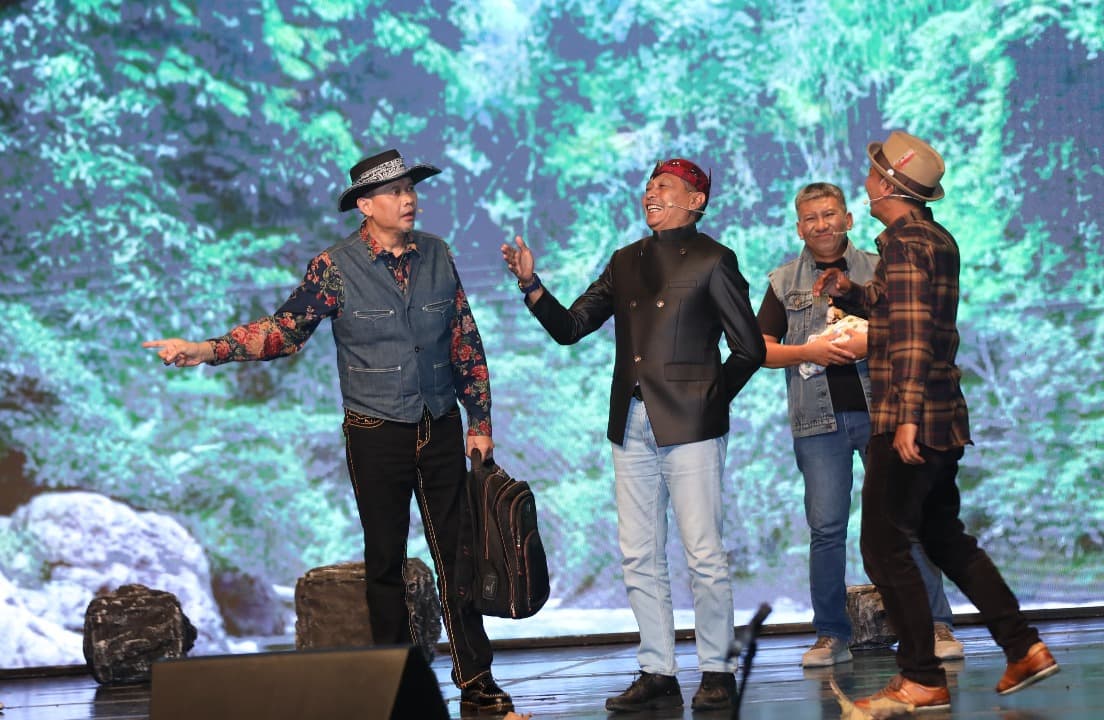 Pak Mbois Panggung Ludruk di TMII, Gebrak-genik Dukung Budaya Ngalam!