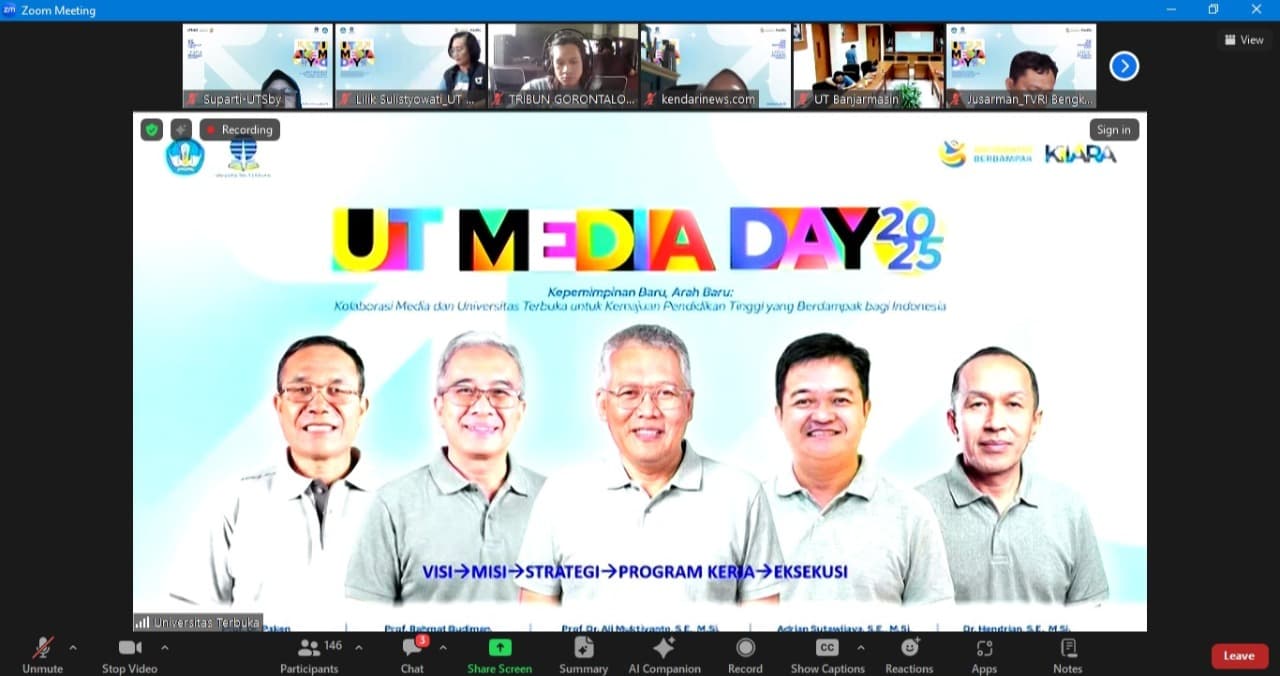 Kolaborasi Kokoh UT dan Media: Bersama Bangun Pendidikan Tinggi yang Lebih Berdampak