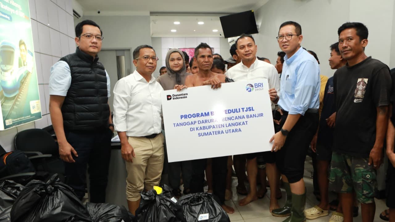 Banjir Sumut–Sumbar, BRI Kirim Bantuan Logistik dan Perahu Karet untuk Evakuasi Warga