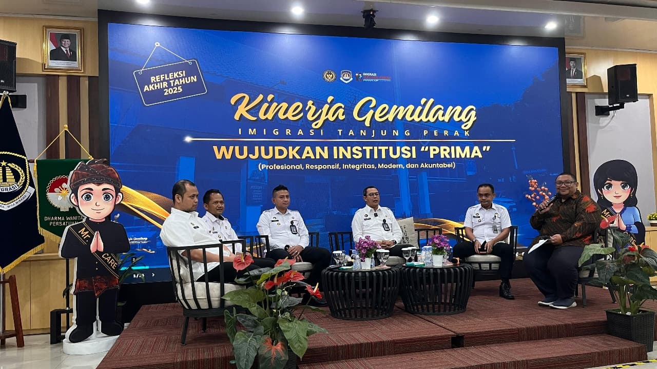 Kantor Imigrasi Kelas I Tanjung Perak Catat PNBP Rp 65,5 Miliar di Tahun 2025