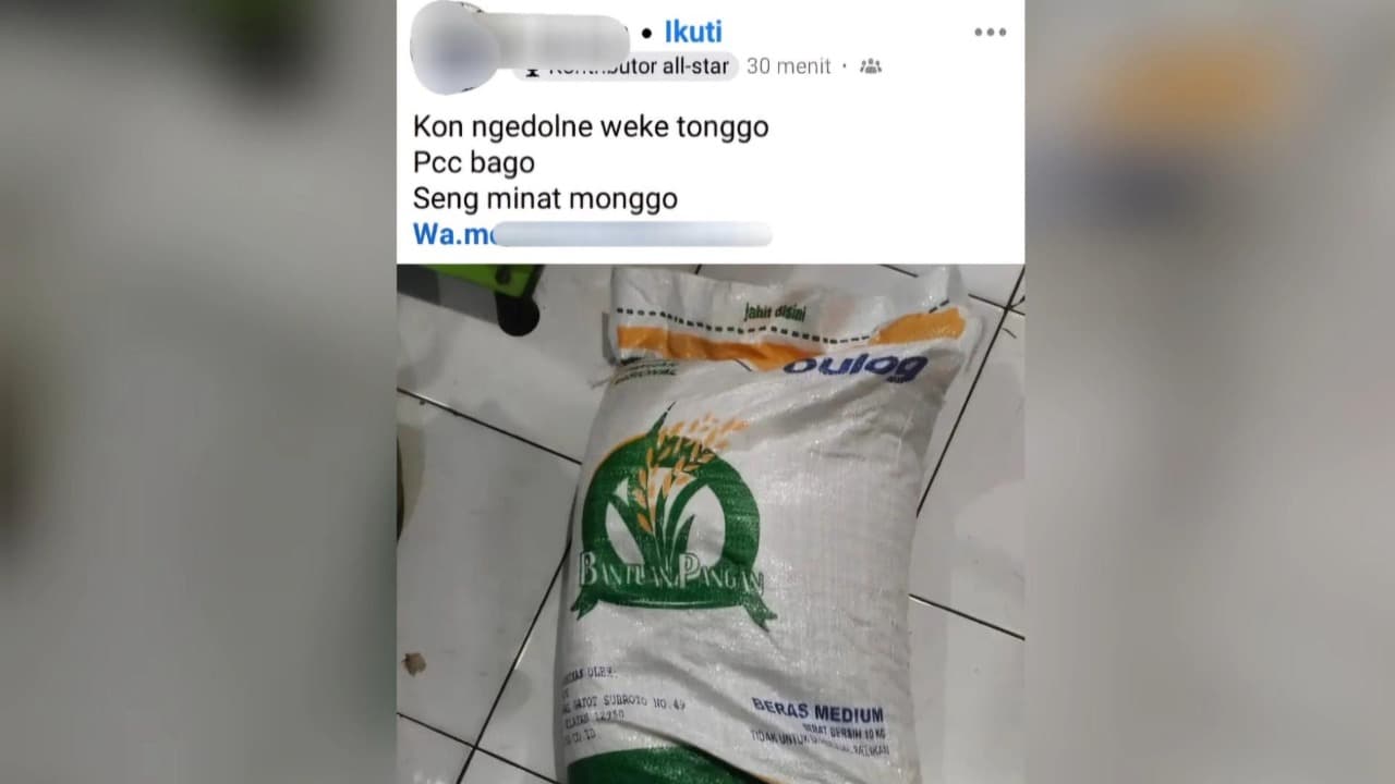 Viral Jual-Beli Beras Bantuan Pangan di Tulungagung, Pemkab Lakukan Evaluasi Data Penerima